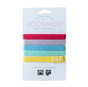 Kooshoo - Hårelastikker regnbue farver