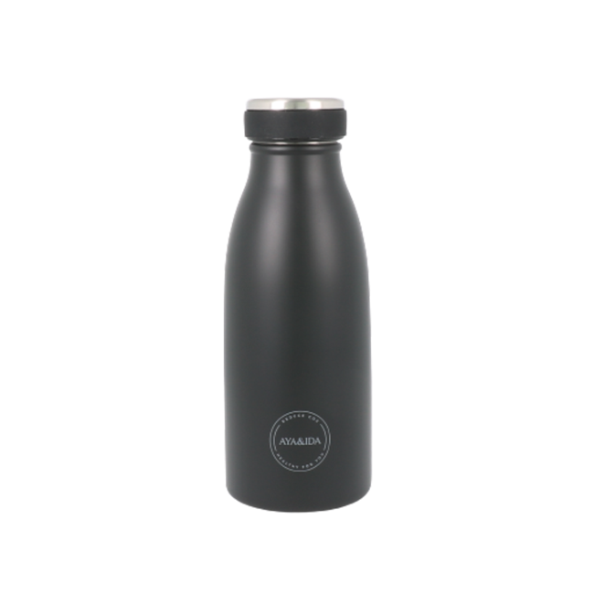 AYA&IDA Drikkeflaske - Black, 350 ml.