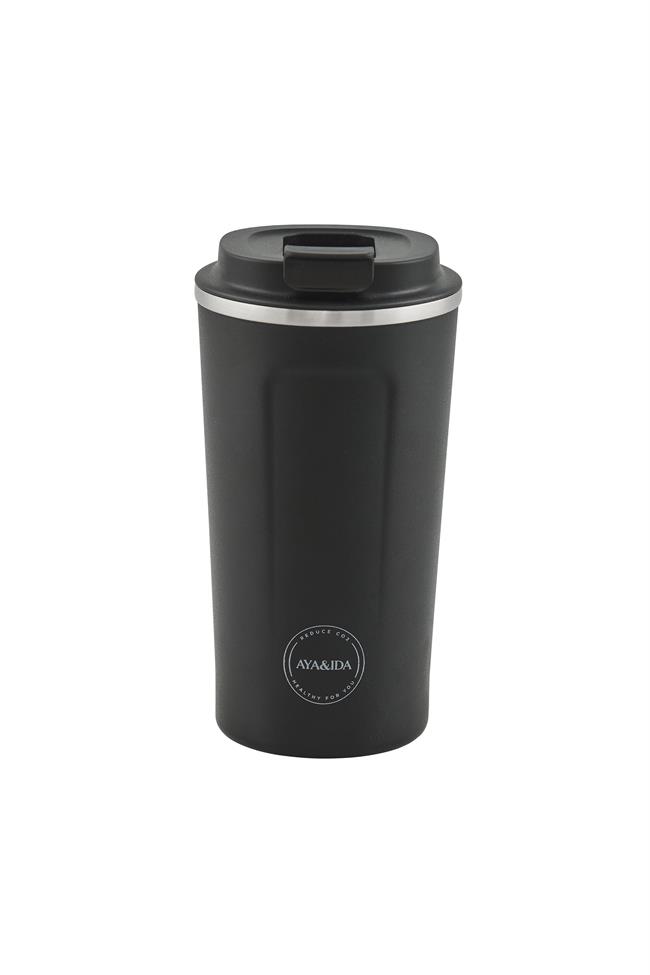 AYA&IDA, CUP2GO - Matte Black 500 ml.