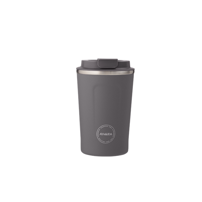 AYA&IDA, CUP2GO - Dark Grey 380 ml.