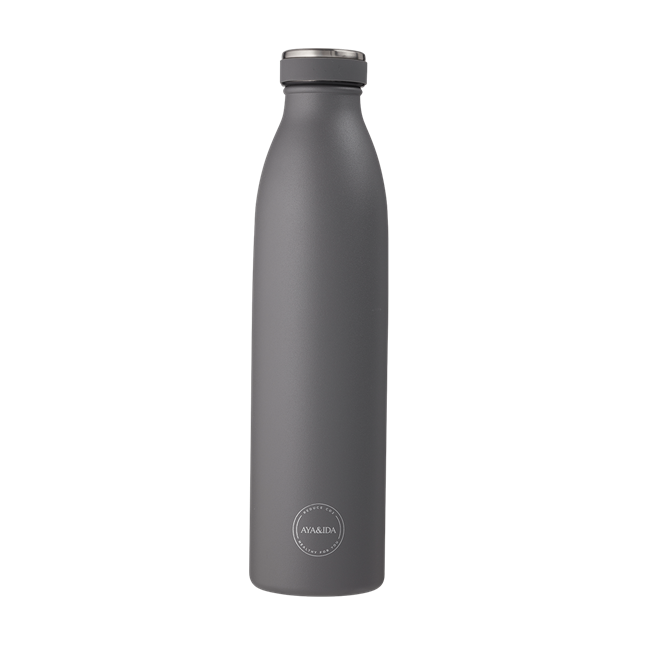 AYA&IDA - Drikkeflaske, Dark Grey 750 ml.