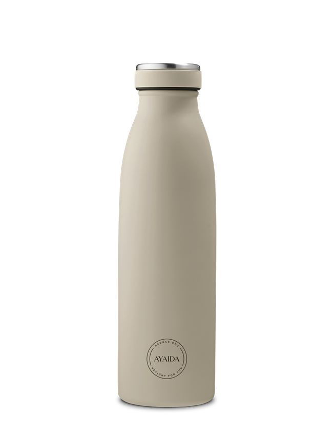 AYA&IDA - Drikkeflaske - Cream Beige, 500 ml.