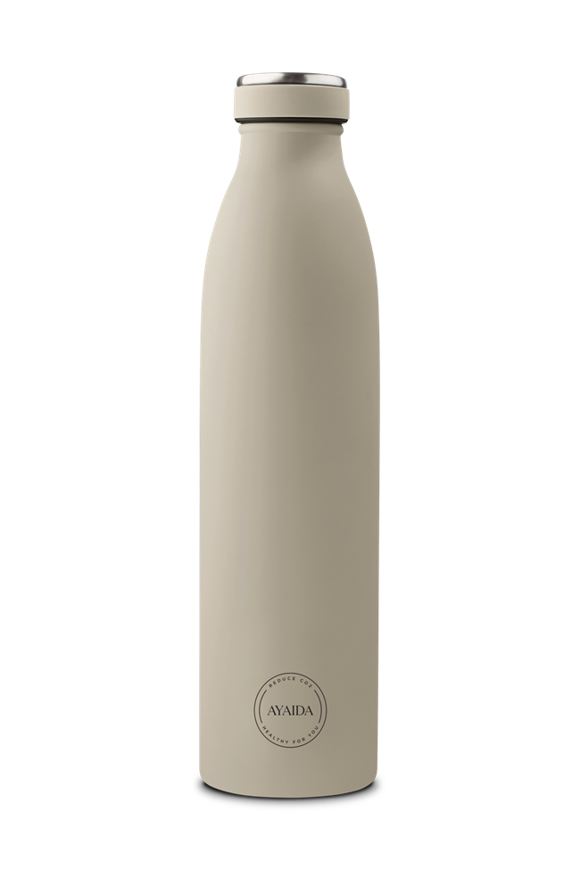AYA&IDA - Drikkeflaske - Cream Beige, 750 ml.