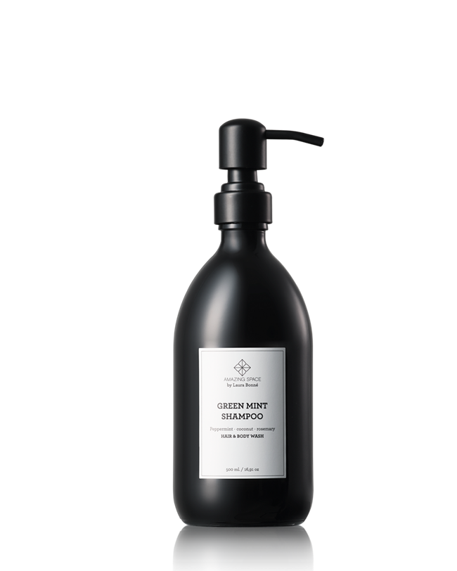 Amazing Space - Green Mint hår shampoo, 500 ml.