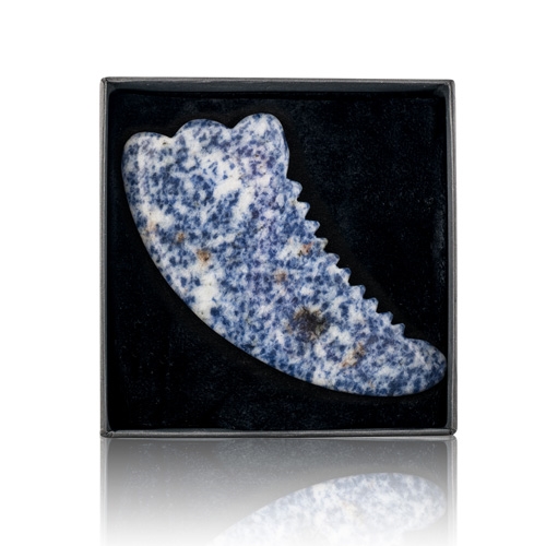 Amazing Space Big Blue Agate Gua Sha