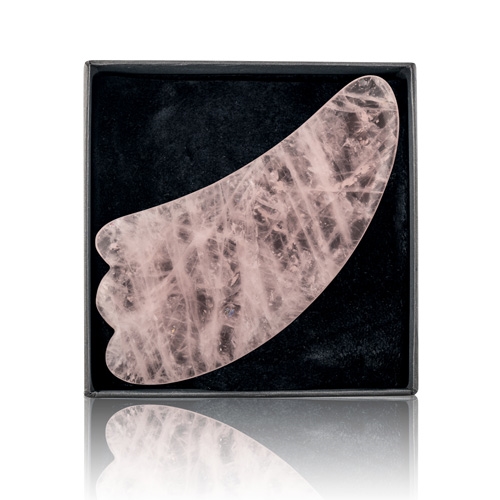 Amazing Space Big Soft Pink Crystal Gua Sha